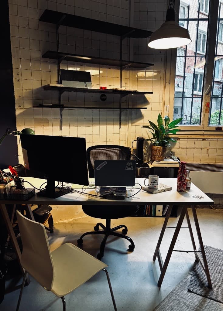 Bureau Musicside — espace de travail